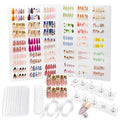 ESUOHYM Nails Storage Box with Stand – Clear Display & Organization for Press-On Nails