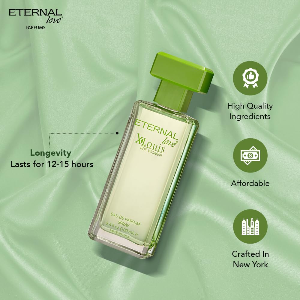 Eternal Love X-Louis for Women – Long-Lasting Eau de Parfum Spray 50ml – Premium Floral with Amber & Vanilla