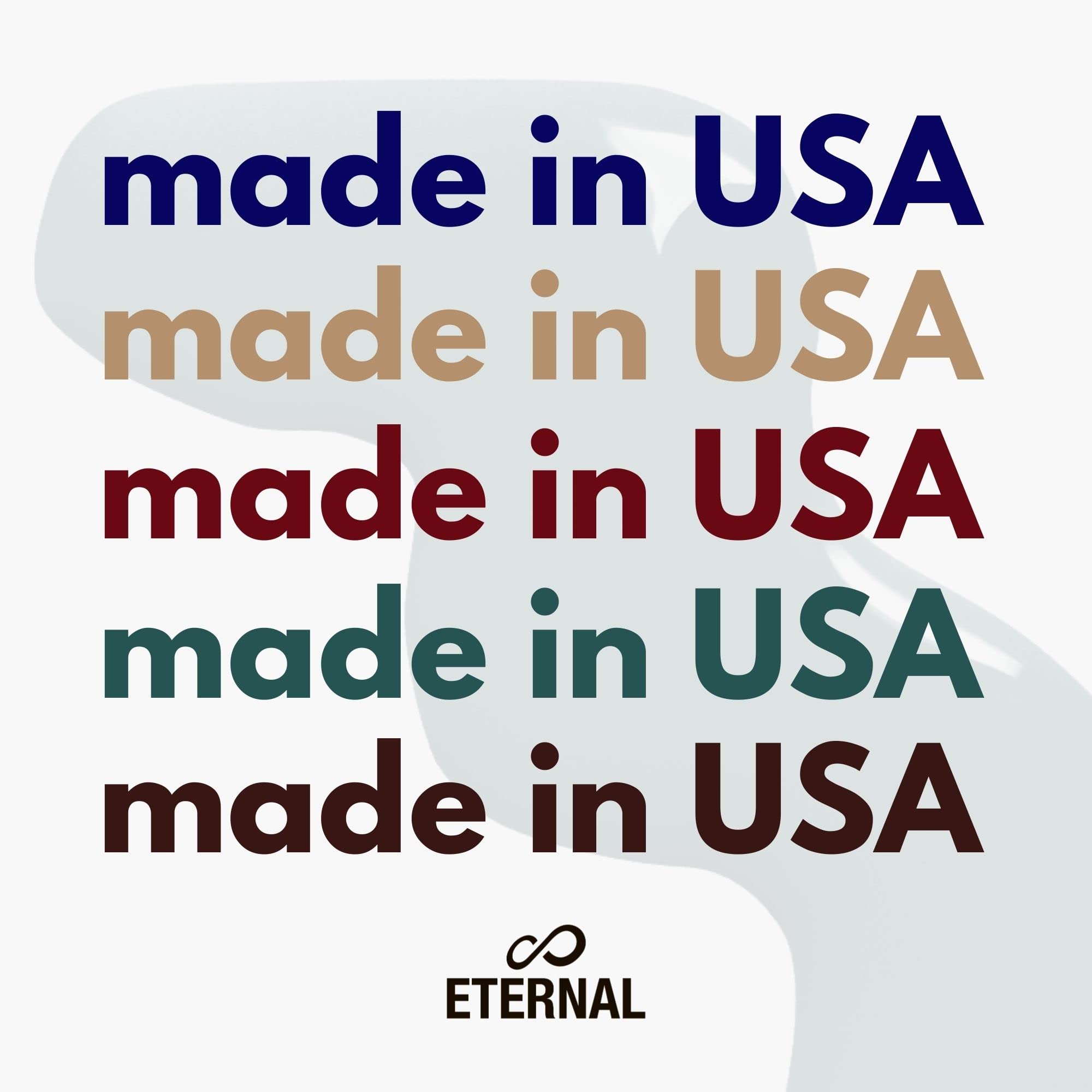 Eternal 5-Piece Nail Polish Set – Beige, Brown, Royal Blue, Red, and More – Fast-Dry, Non-Toxic, Made in USA, 13.5mL