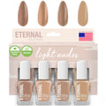 Eternal Nude Nail Polish Set (Light Nudes) — 4-Piece, Made in USA, 13.5mL Each
