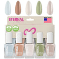 Eternal Pastel Nail Polish Sets – CHIC PASTELS, 5-Piece Non-Toxic Kit (Made in USA, 13.5mL each)