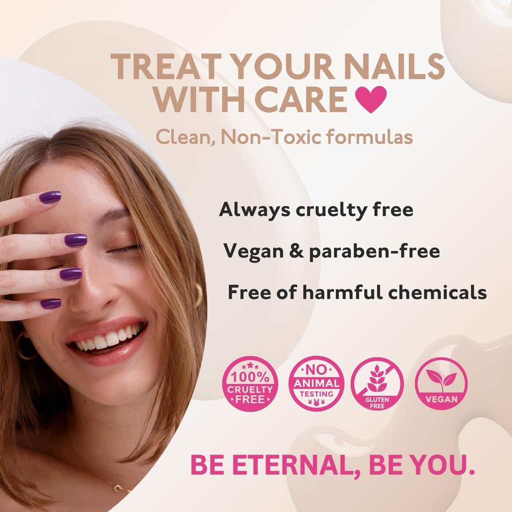 Eternal Pastel Nail Polish Set (Candy Pastels) – 5 Colors, Quick-Dry, Made in USA