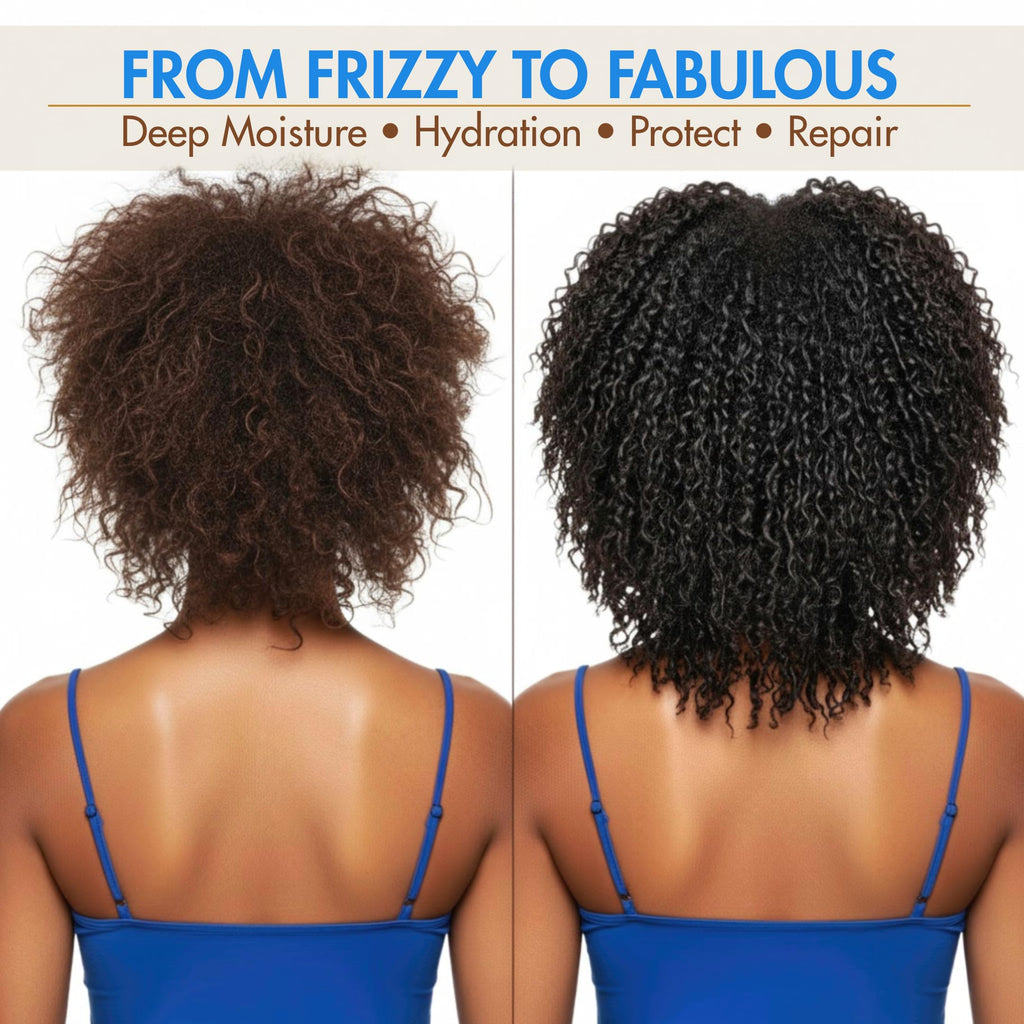 ETNIKER AFRO HAIR CARE Caribe Leave-In Conditioner for Curly Hair | Hydrating Curl Cream & Hair Mask (33 oz)