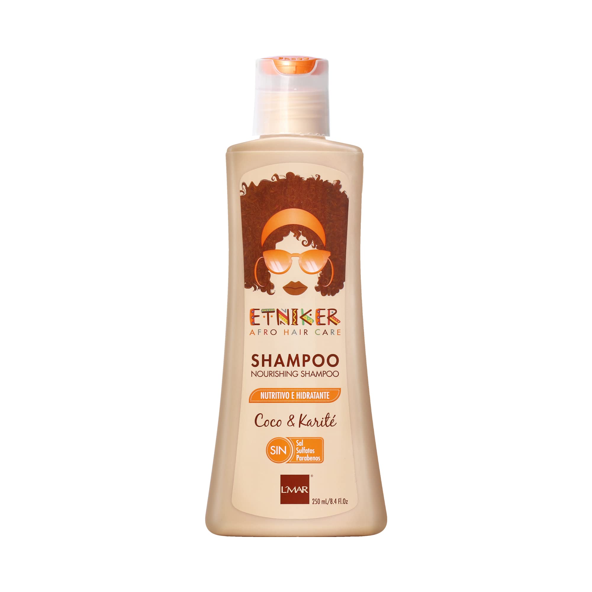 ETNIKER Nourishing Shampoo for Curly & Wavy Hair — Hydration, Softness, Frizz Control