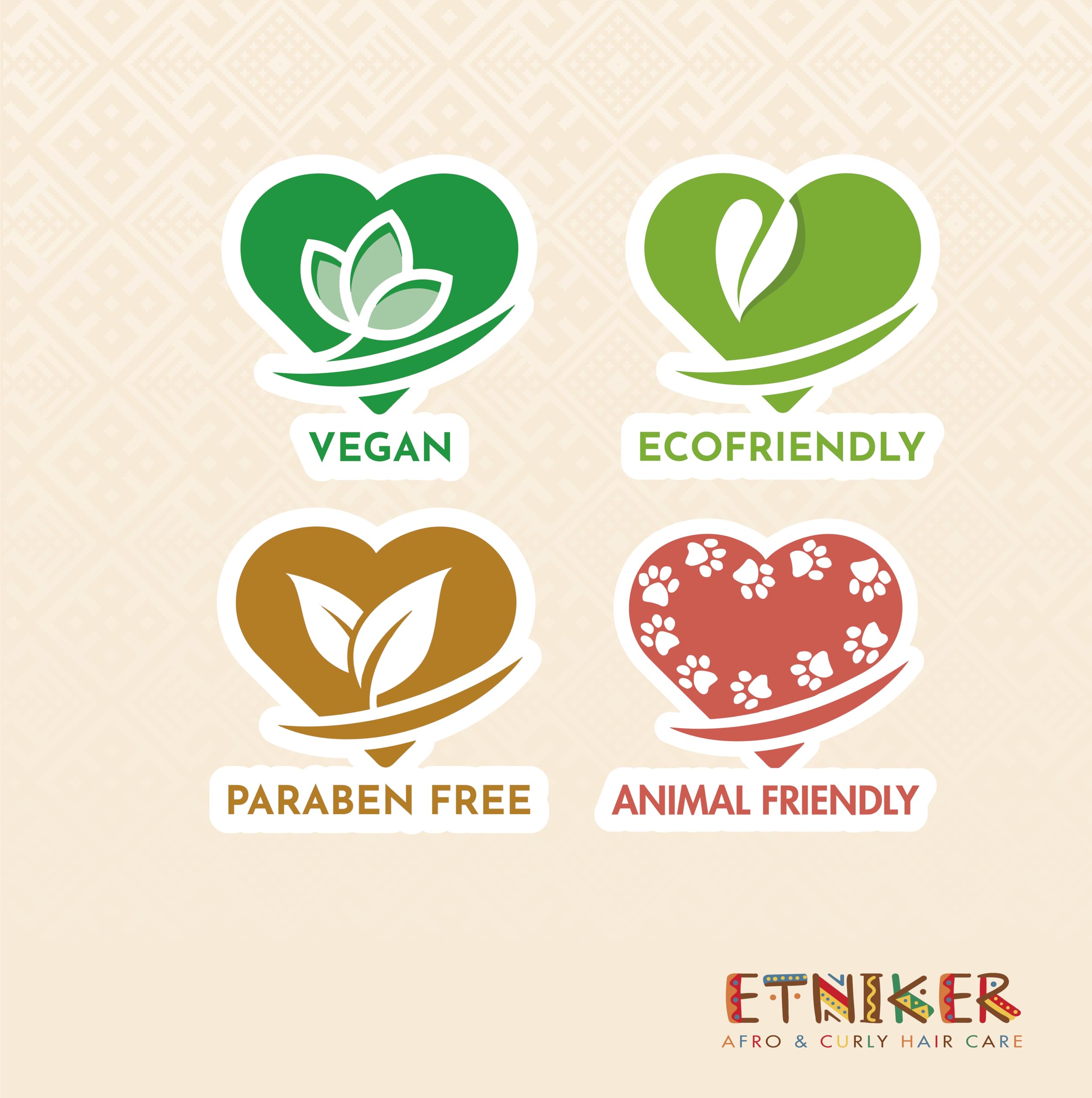 ETNIKER Nourishing Shampoo for Curly & Wavy Hair — Hydration, Softness, Frizz Control