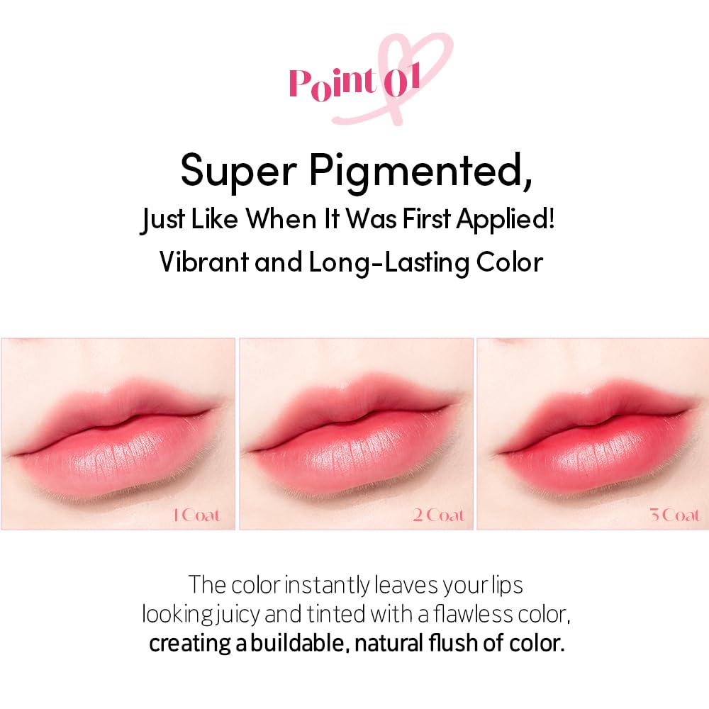 ETUDE Dear Darling Marker Tint 2 Plum – Hydrating, Long-Lasting Lip Marker Tint