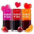 ETUDE Dear Darling Water Tint 3 Color Set – Strawberry Ade, Cherry Ade, Orange Ade | Weightless, Hydrating Lip Stain