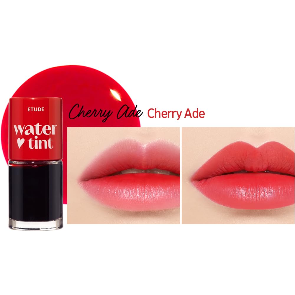 ETUDE Dear Darling Water Tint Cherry Ade 3 Set – Vivid, Weightless Lip Stain (9g×3)