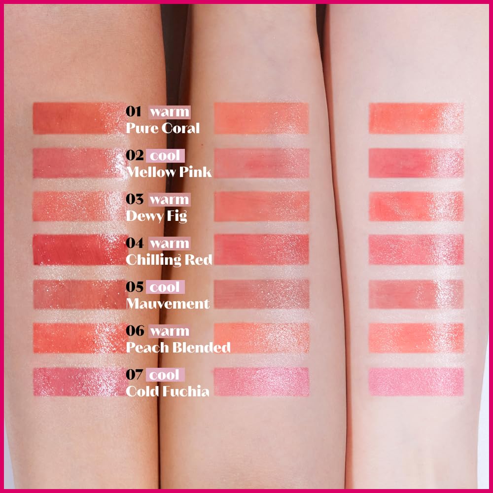 ETUDE Glow Fixing Tint #4 Chilling Red – Non-Sticky Glossy Lip Stain with Comfortable Moisture