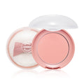 ETUDE Lovely Cookie Blusher - Peach Choux Wafers 4g | Glowing, Long-Lasting, Easy Application | Korean Makeup, K-Beauty