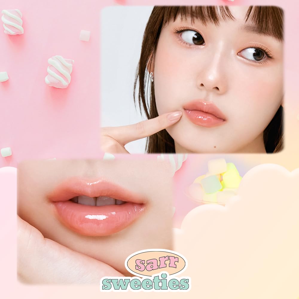 ETUDE Over Glowy Lip Gloss #6 Tarō Berry | Non-Sticky Vegan Lip Tint | Moisturized & Long-Lasting Shine | K-Beauty