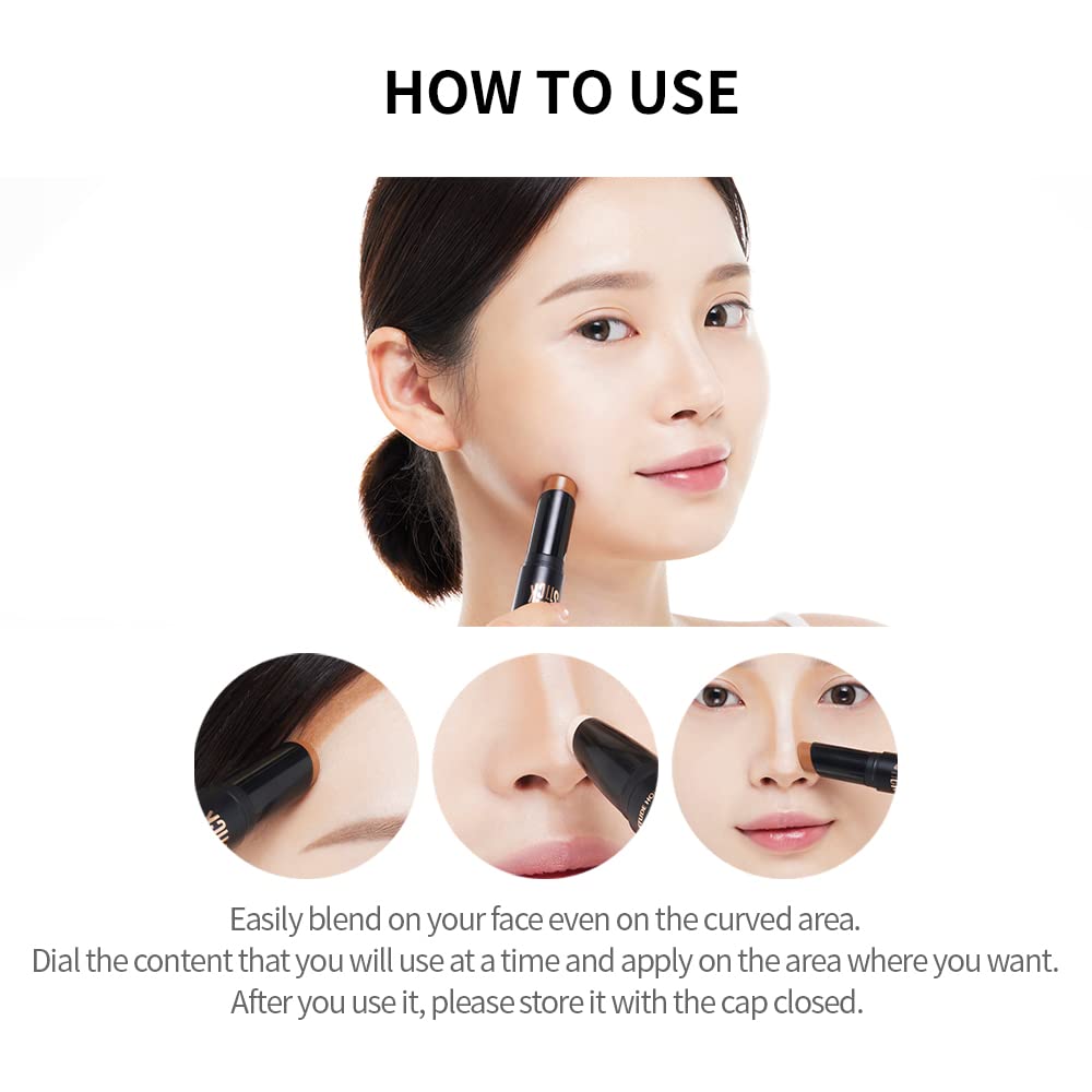 ETUDE Play 101 Stick Contour Duo – Creamy Shading & Highlighter for Easy Contouring