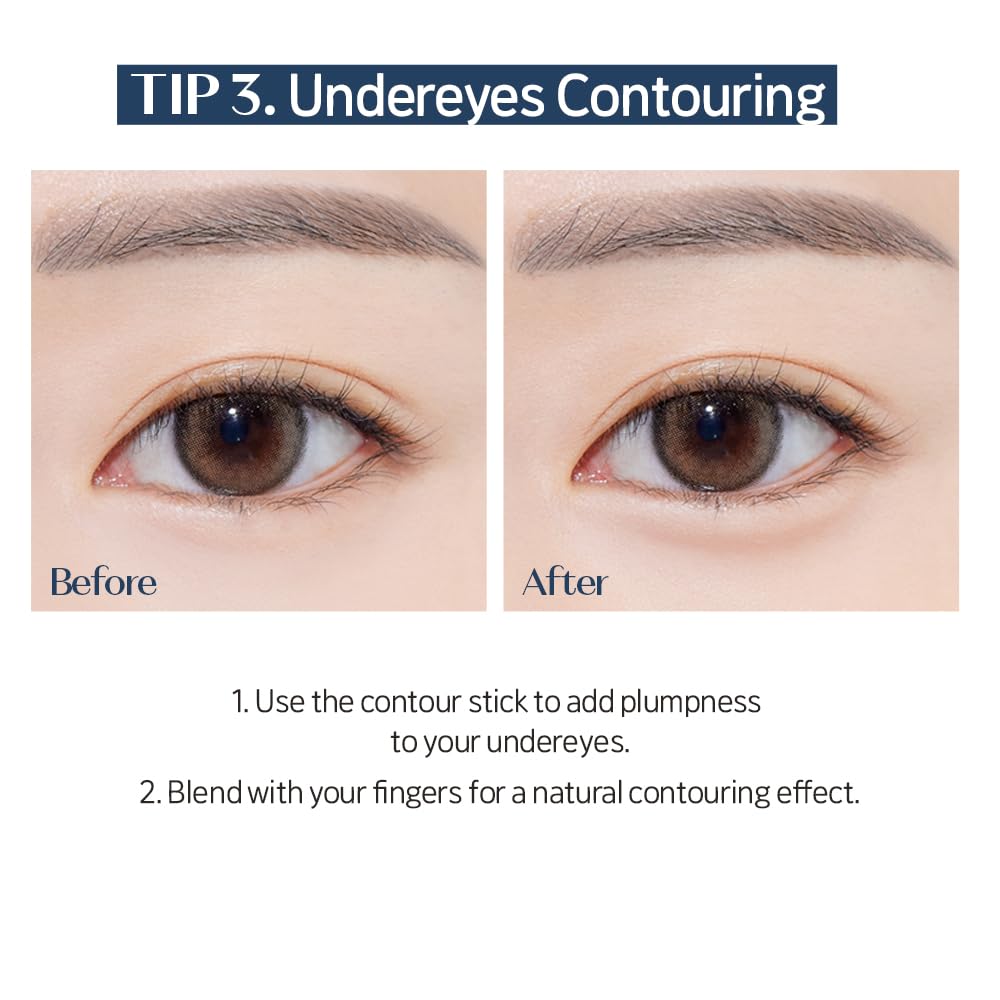 ETUDE Reborn Maker Contour Stick – Cool-Toned, Natural Definition | Creamy, Multi-Purpose Contour