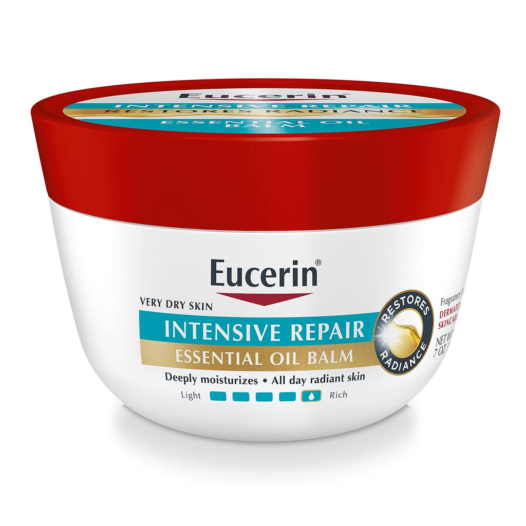 Eucerin Intensive Repair Essential Oil Balm – 7 oz | Very Dry Skin Moisturizer