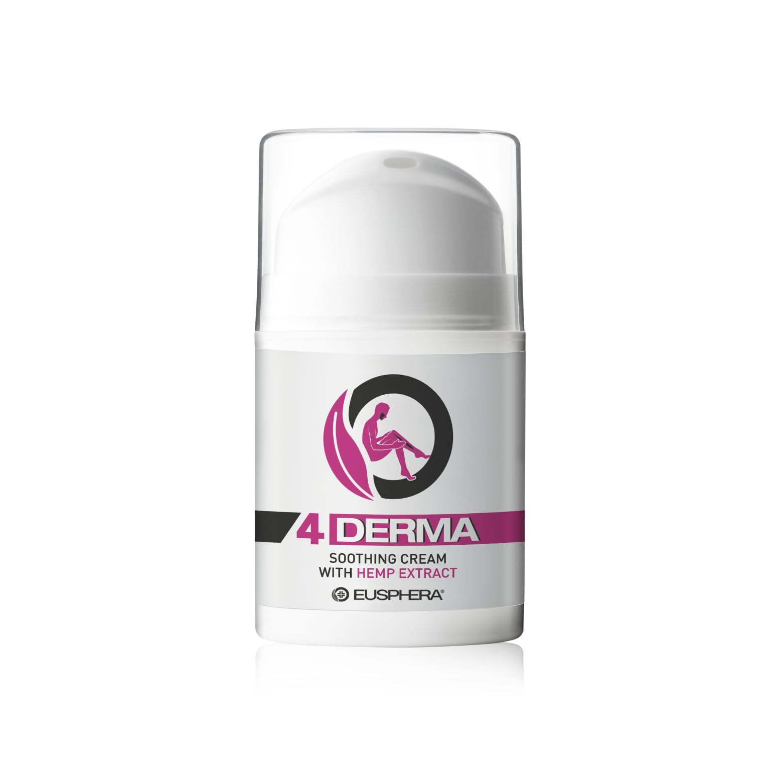 EUSPHERA 4DERMA Soothing Cream for Eczema – Hemp Extract, 1.7 oz
