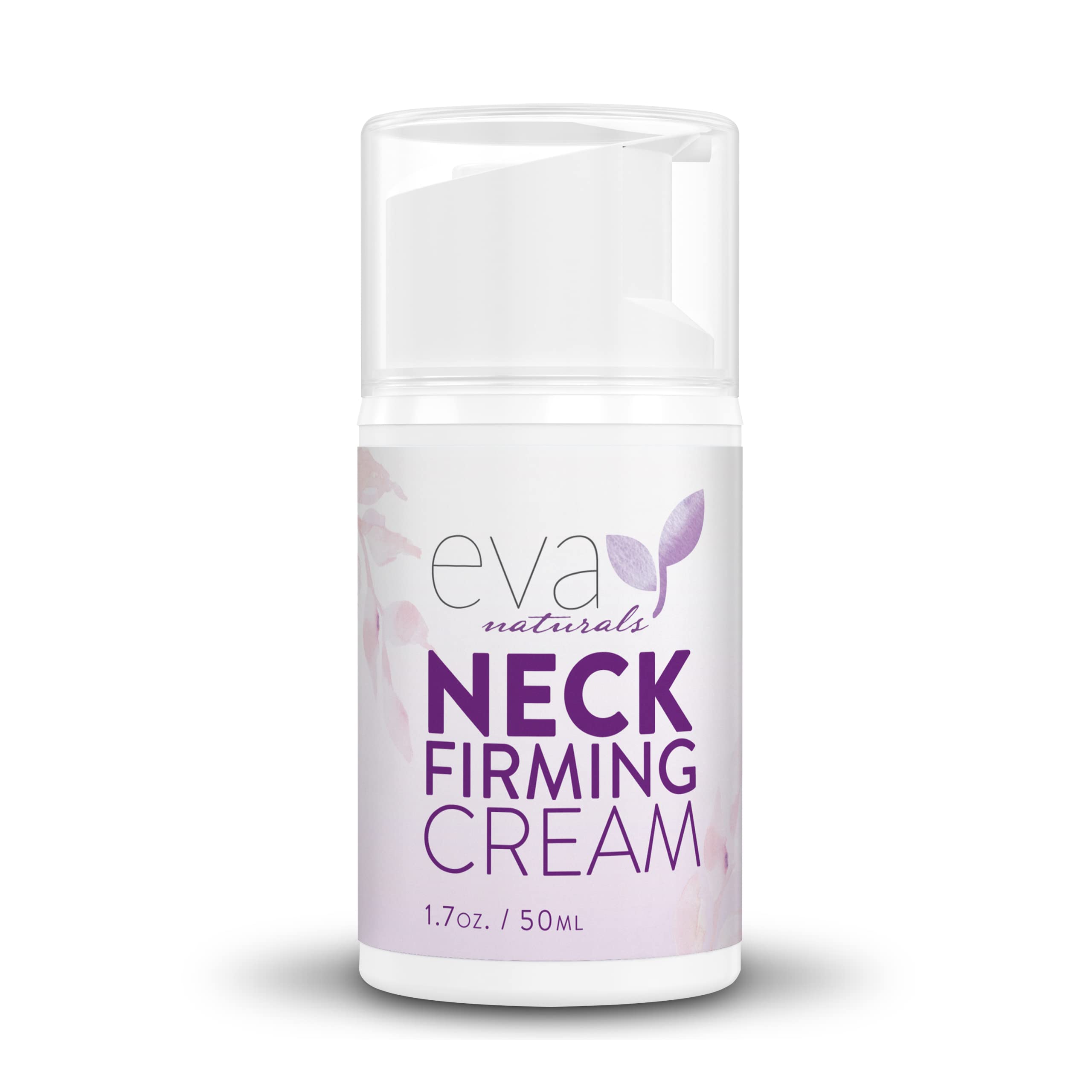 Eva Naturals Neck Firming Cream for Women | Firming, Lifting & Anti-Aging Moisturizer with Retinol, Hyaluronic Acid, Peptides & Vitamin C | 1.7 fl oz