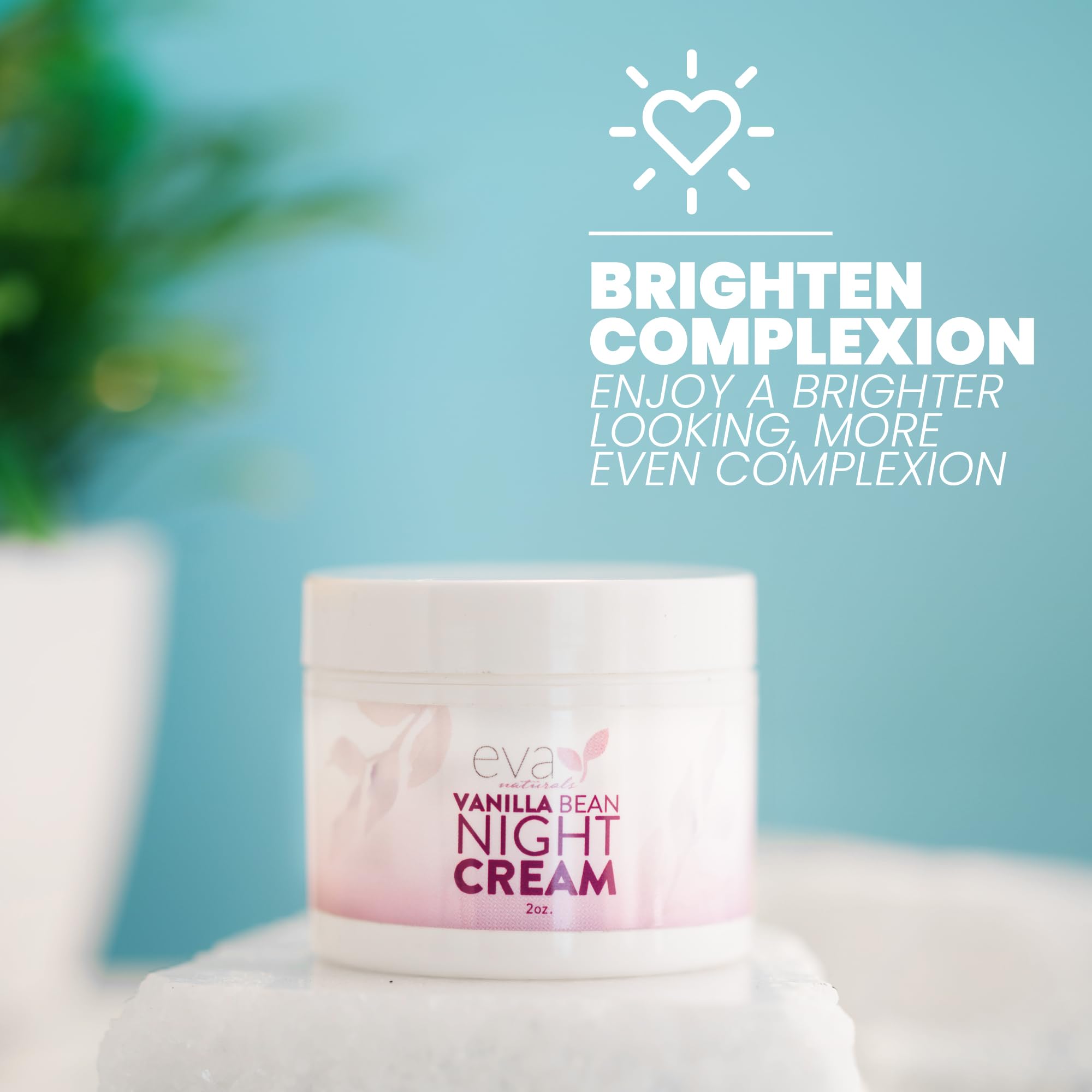 Eva Naturals Vanilla Bean Night Cream – Overnight Hydration with CoQ10 & Vitamins