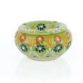 Evanilife Decorative Ceramic Jar – Windproof Lid, Lime Green, Handmade Turkish Home Decor