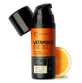 Eve Hansen Vitamin C Eye Gel – Brightening Under Eye Cream with Hyaluronic Acid, 1 oz
