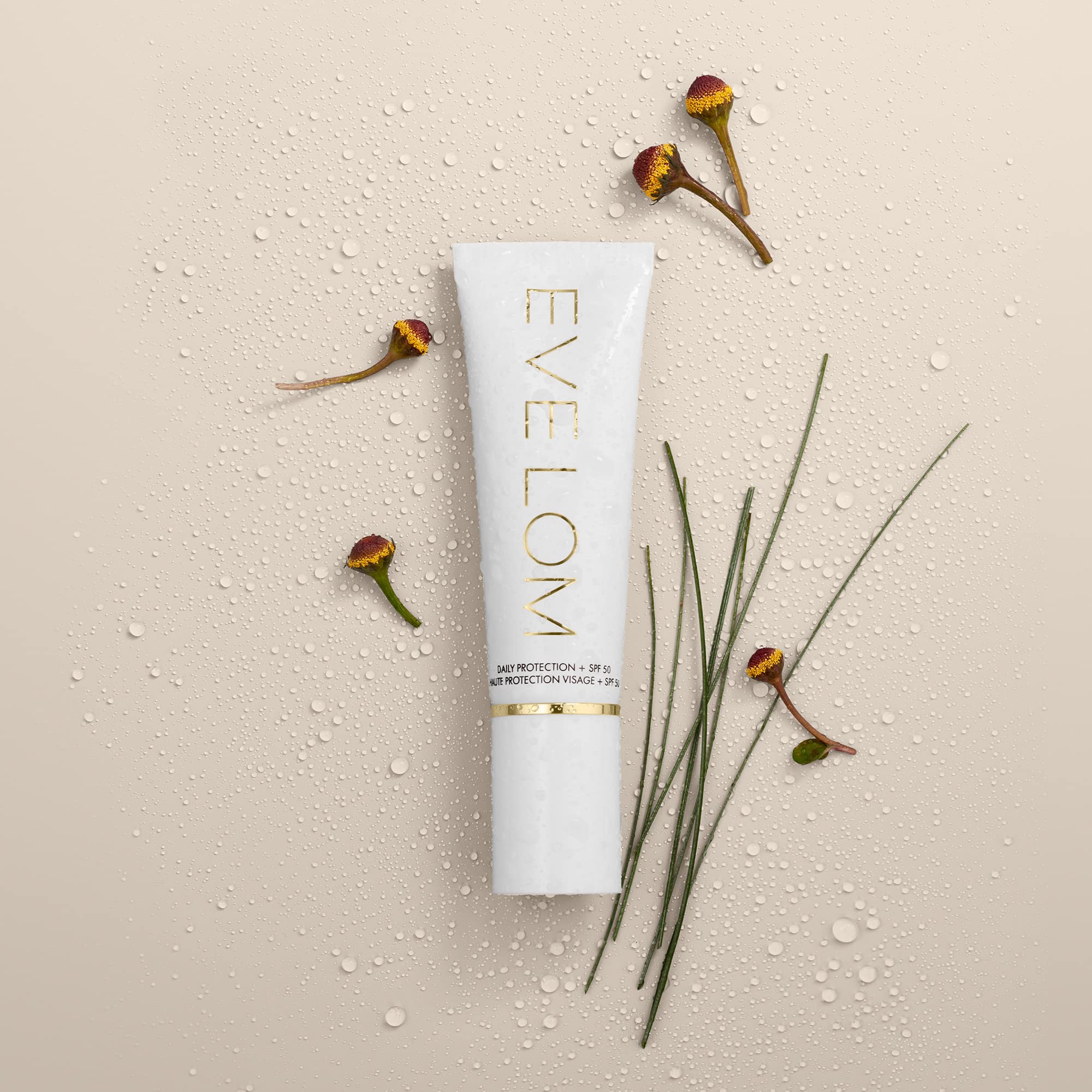 EVE LOM Daily Protection SPF 50 Facial Sunscreen | Hydrating Moisturizer with Niacinamide & Vitamin C – 50ml