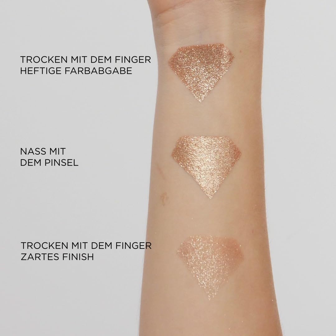 Eveline Cosmetics CHOCO GLAMOUR Mono Eyeshadow N01 Moon Sparkle – Luxury Topper for Wet or Dry Application