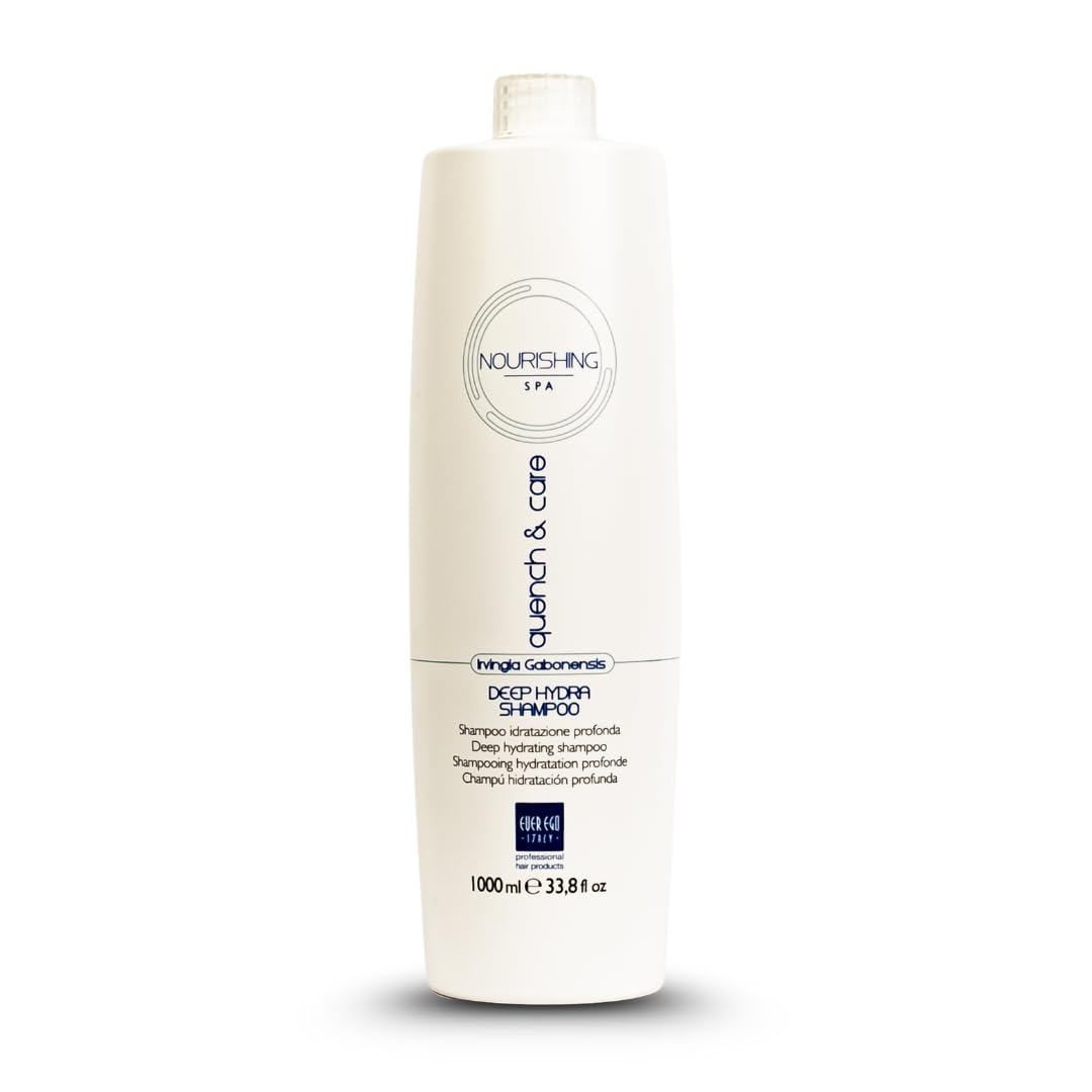 Ever Ego Italy Deep Hydra Shampoo – Hydration for Dry, Frizzy & Treated Hair | 1 L