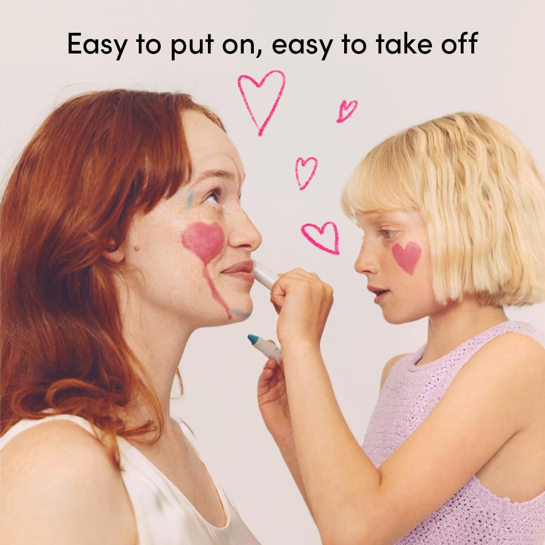 Evereden Kids Fantasy Face Crayon – Non-Toxic Color for Face, Lips & Eyes