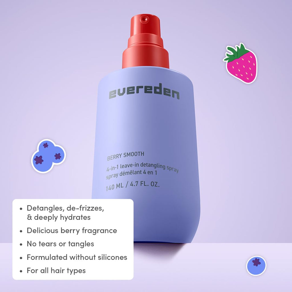 Evereden Kids Travel Set – Clean & Vegan 5-Piece Travel Skincare for Toddlers