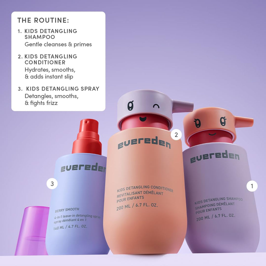 Evereden Kids Travel Set – Clean & Vegan 5-Piece Travel Skincare for Toddlers