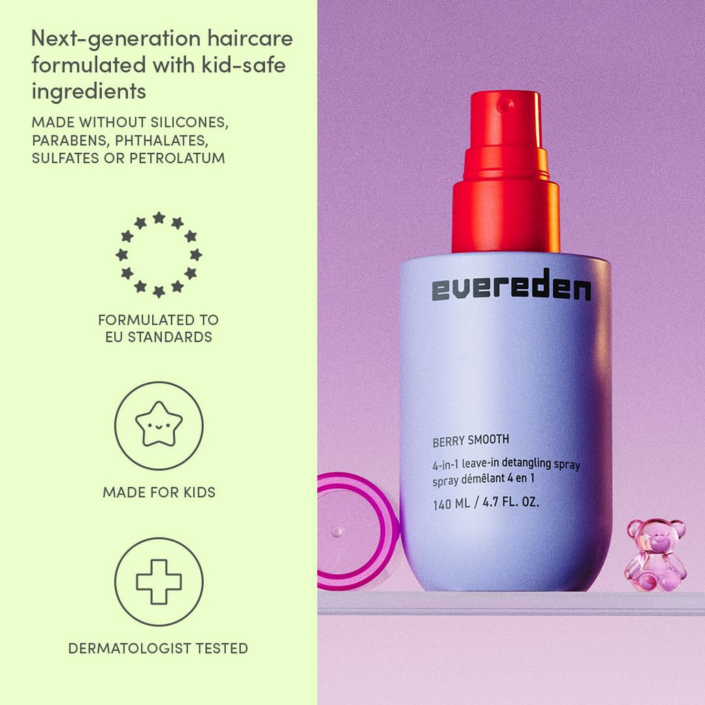 Evereden Kids Travel Set – Clean & Vegan 5-Piece Travel Skincare for Toddlers
