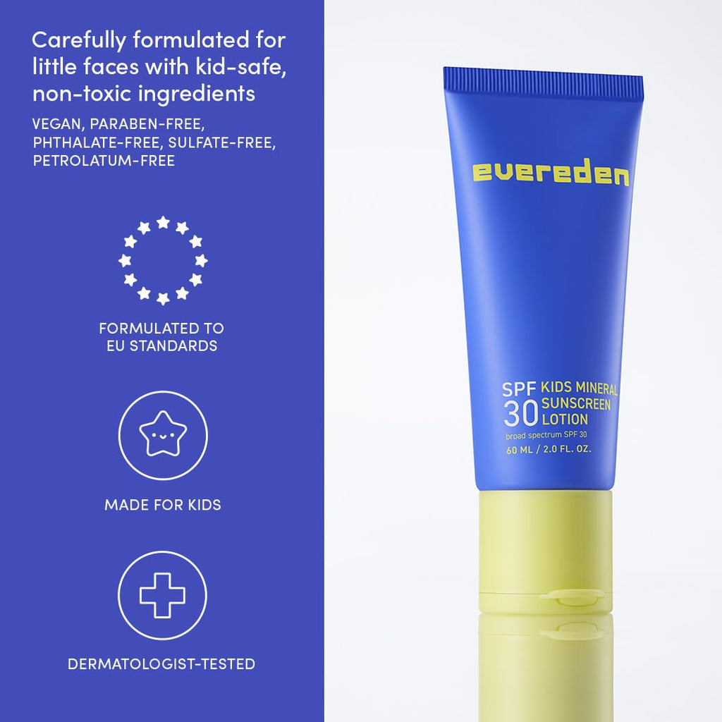 Evereden Kids Daily 1-2-3 Routine Bundle | Clean Vegan Skincare for Tweens + SPF 30 Melon
