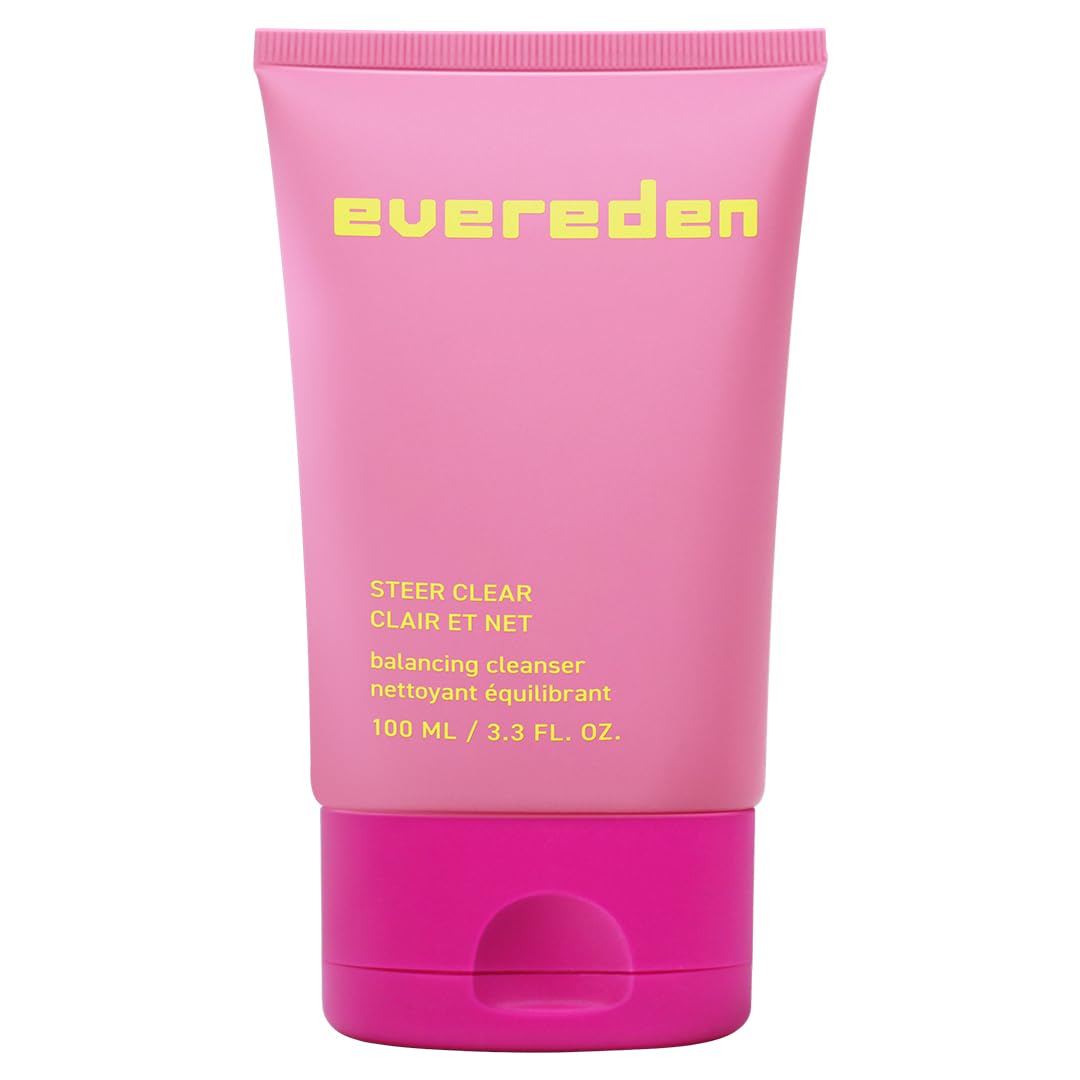 Evereden Steer Clear Balancing Jelly Cleanser – Vegan Teen Skin Care for Oily & Pimple-Prone Skin