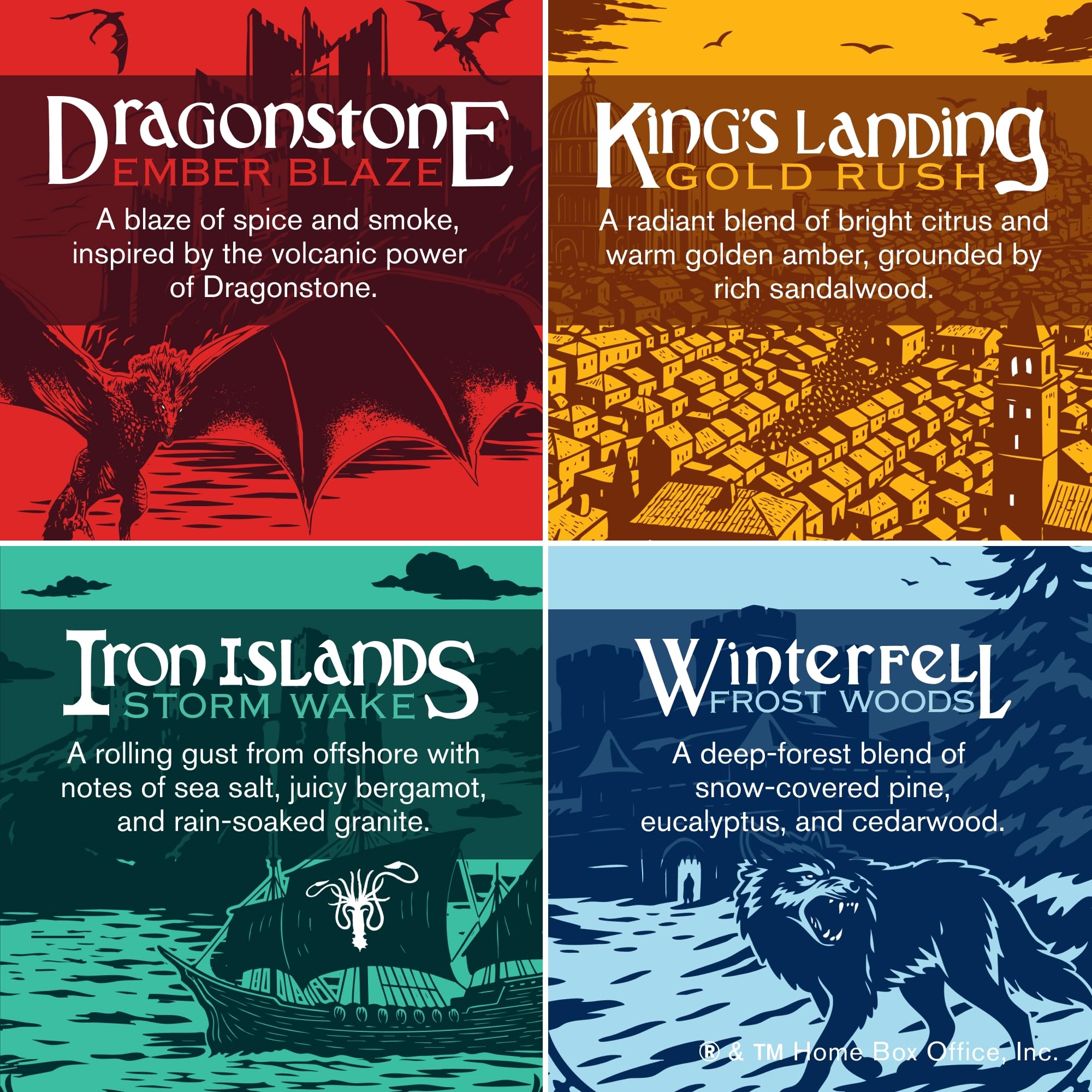 Every Man Jack Game of Thrones Body Wash Gift Set — 4 Westeros-Inspired Scents