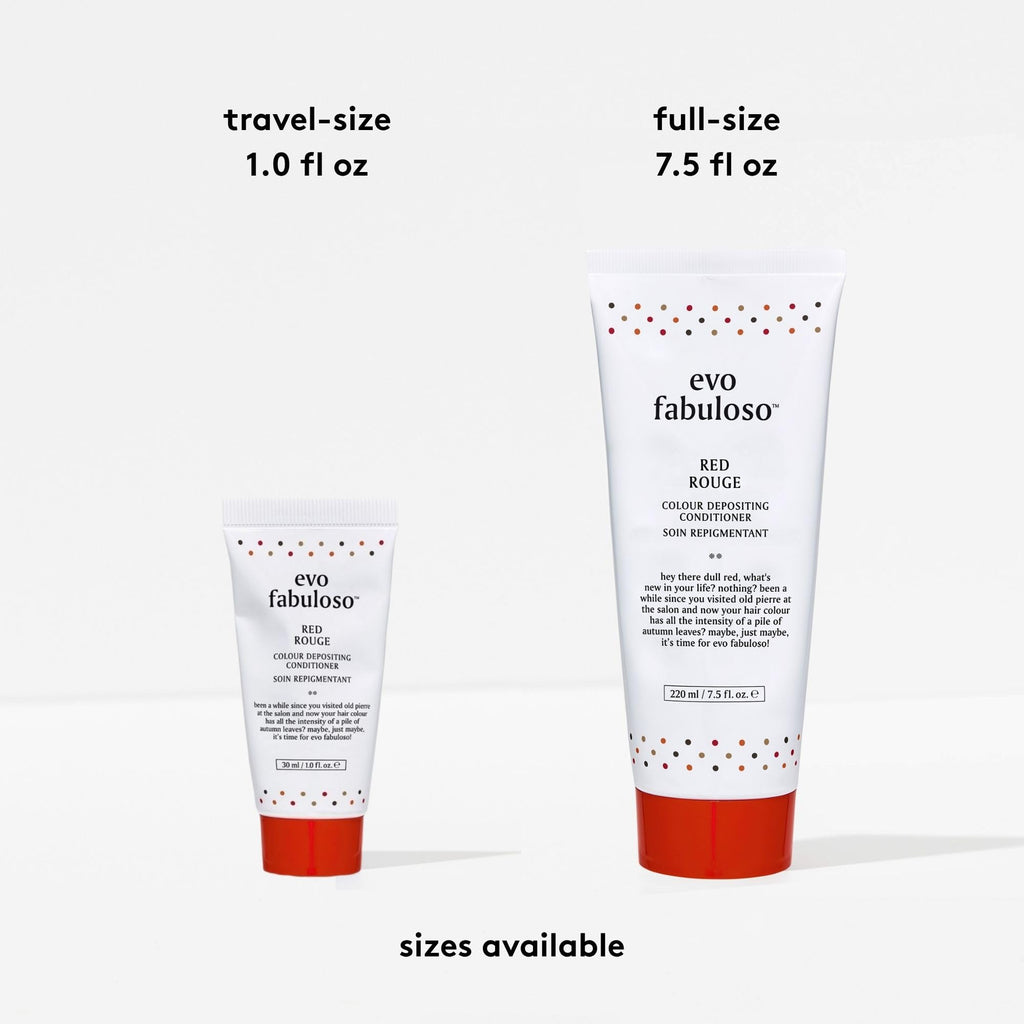 EVO Fabuloso Red Color Depositing Conditioner – Full Size 7.5 oz | Instant Color Refresh