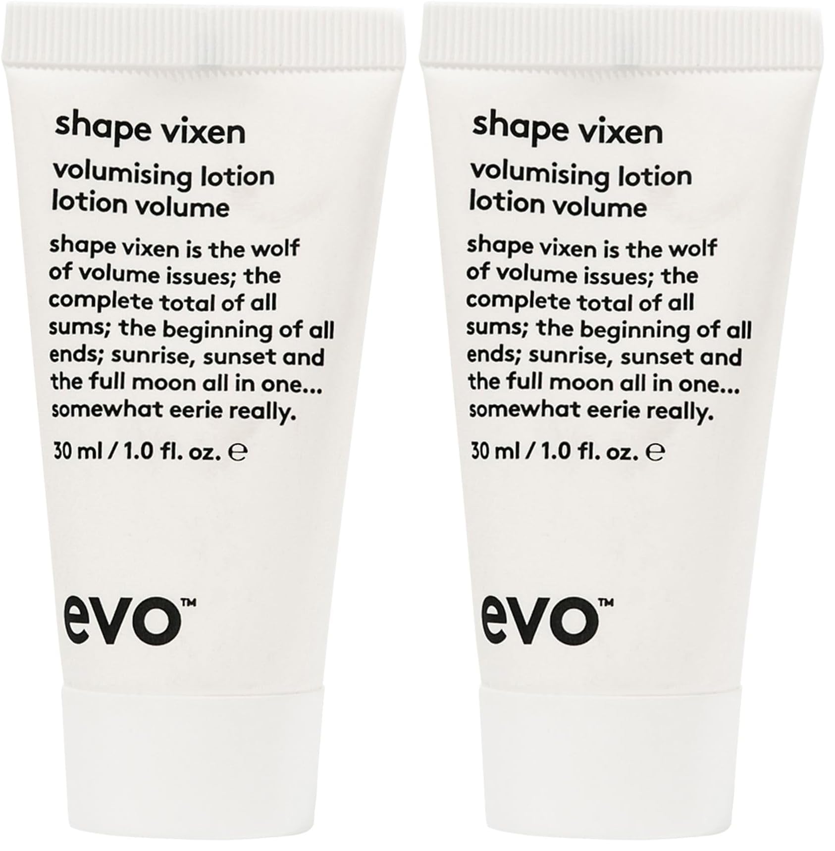 EVO Shape Vixen Volumizing Lotion – Travel Size 30ml (Pack of 2) for Fine Hair