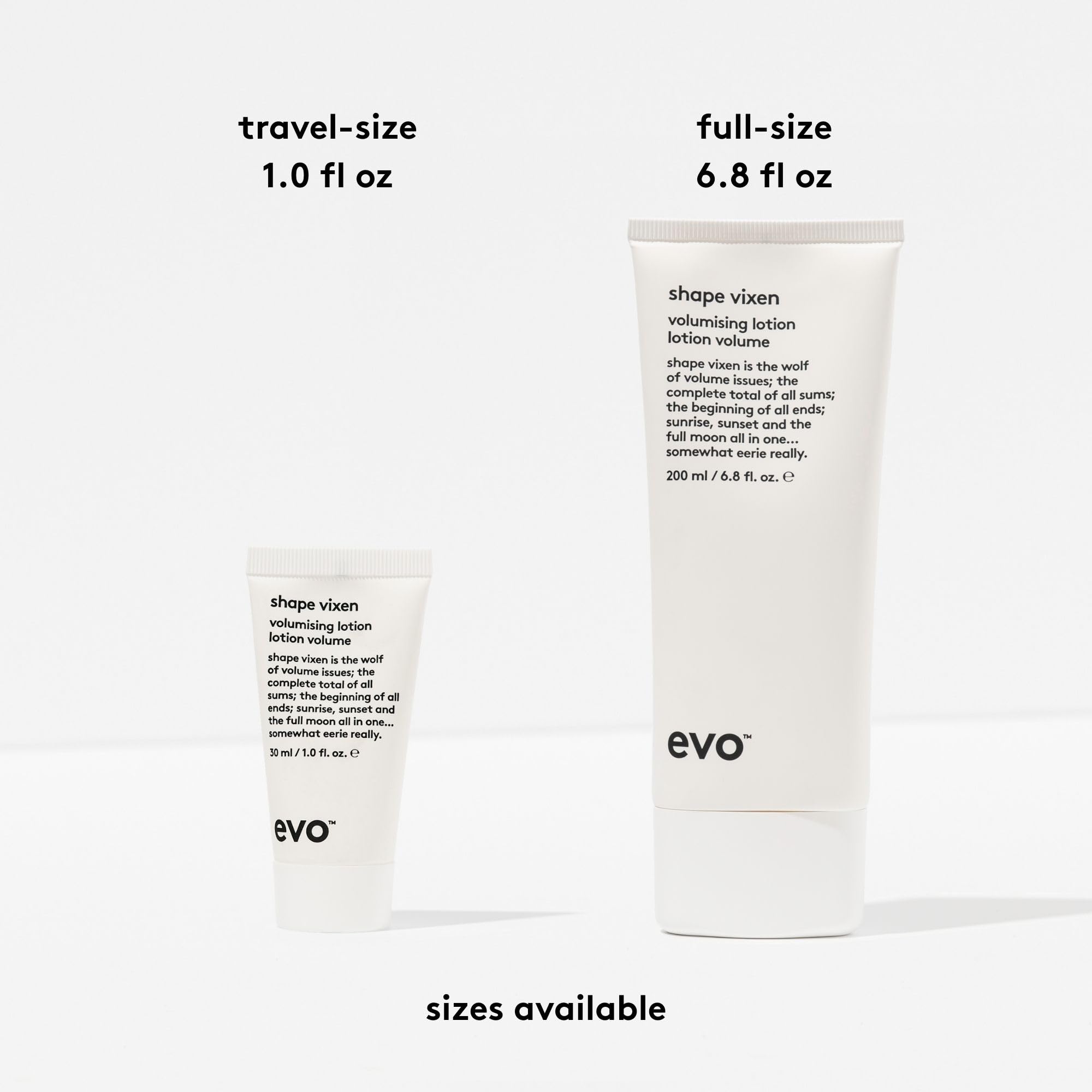 EVO Shape Vixen Volumizing Lotion – Travel Size 30ml (Pack of 2) for Fine Hair