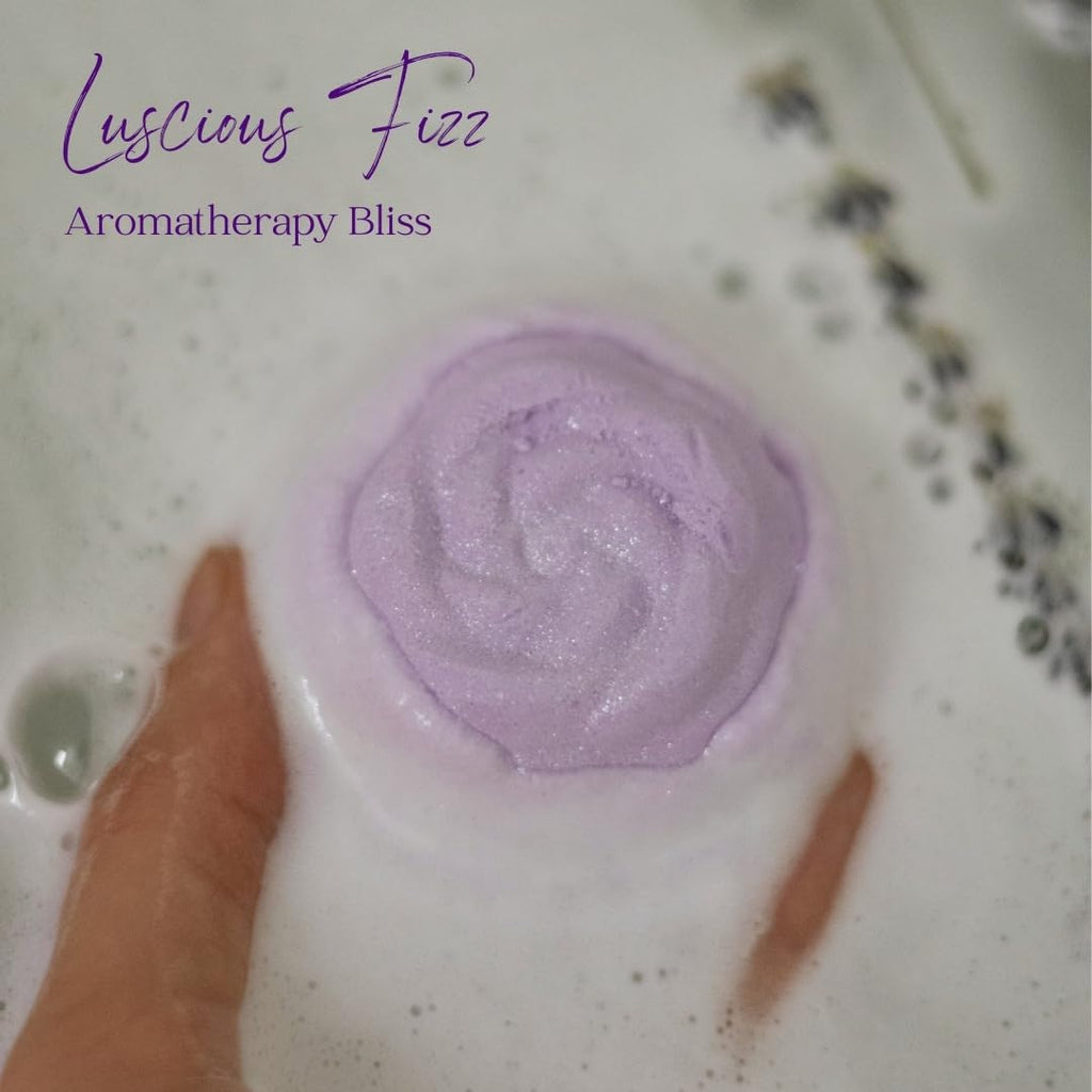 EvolutionUSA Lavender Dreams Bath Bombs for Women – 12 Organic Lavender Bath Bombs Gift Set