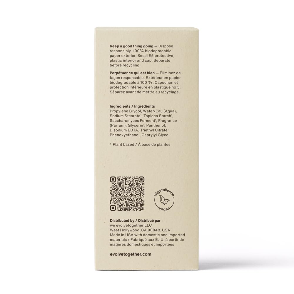 evolvetogether Aluminum Free Natural Deodorant Duo – Lemon, Sage & Patchouli | Vegan, Cruelty-Free | Made in USA