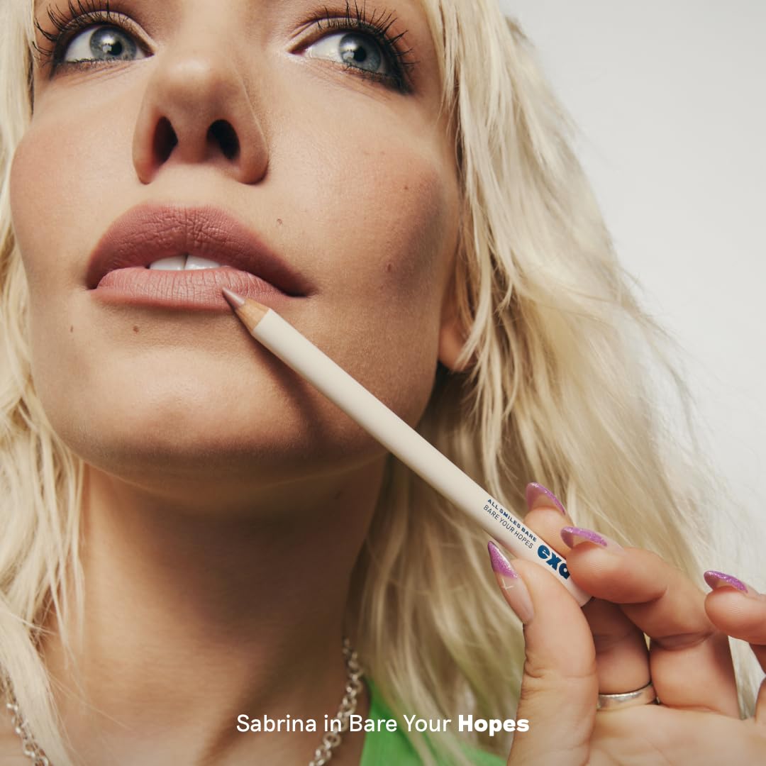 EXA All Smiles Bare Lip Liner – Waterproof, Cruelty-Free Nude Shades