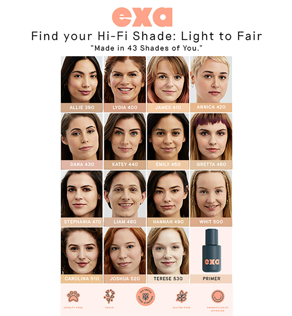 Exa Beauty - Natural High Fidelity Foundation | Clean, Vegan, Cruelty-Free Makeup