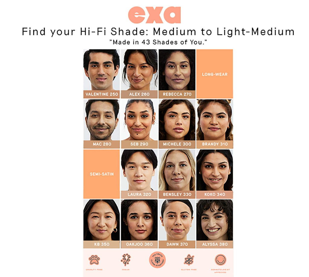 EXA Beauty Natural High Fidelity Foundation | Clean, Vegan, Cruelty-Free