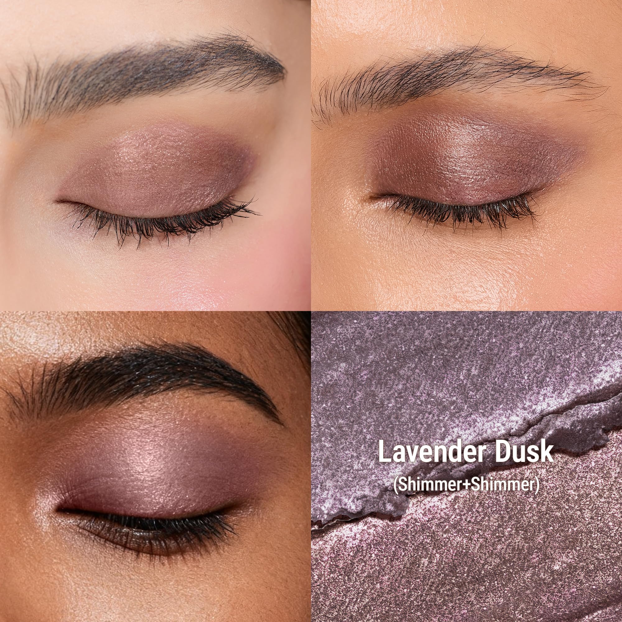 Exmiloo Cream Eyeshadow Stick – 2-in-1 Dual-Ended (Lavender Dusk)