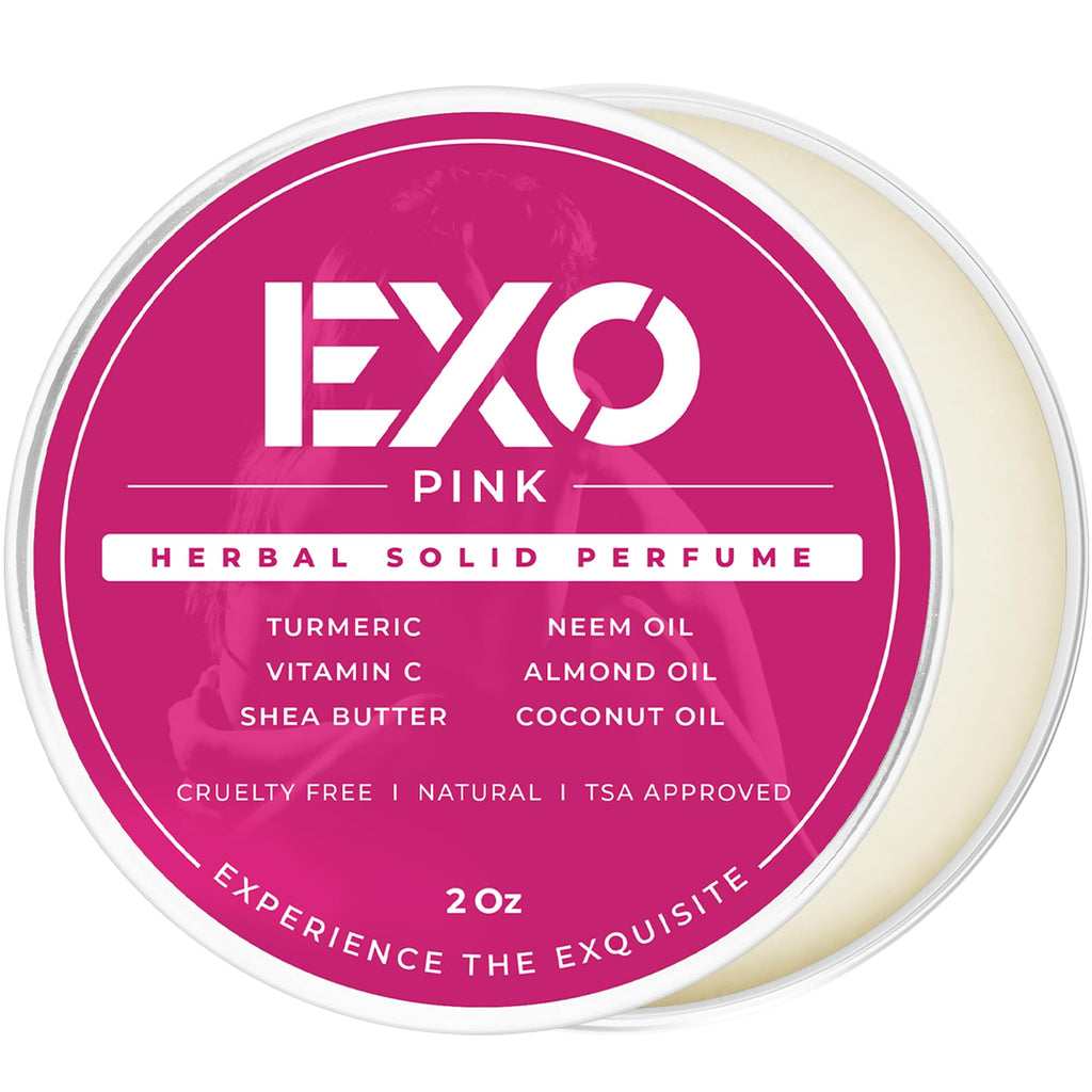EXO Herbal Floral Solid Perfume Balm — No Alcohol, Cruelty-Free, TSA Approved, 2 oz