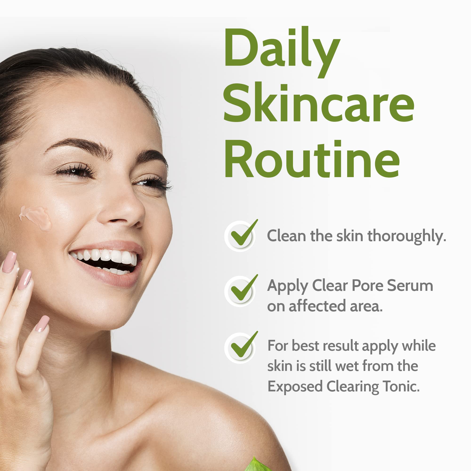 Exposed Skin Care Clear Pore Serum – 1% Salicylic Acid for Sensitive & Oily Skin