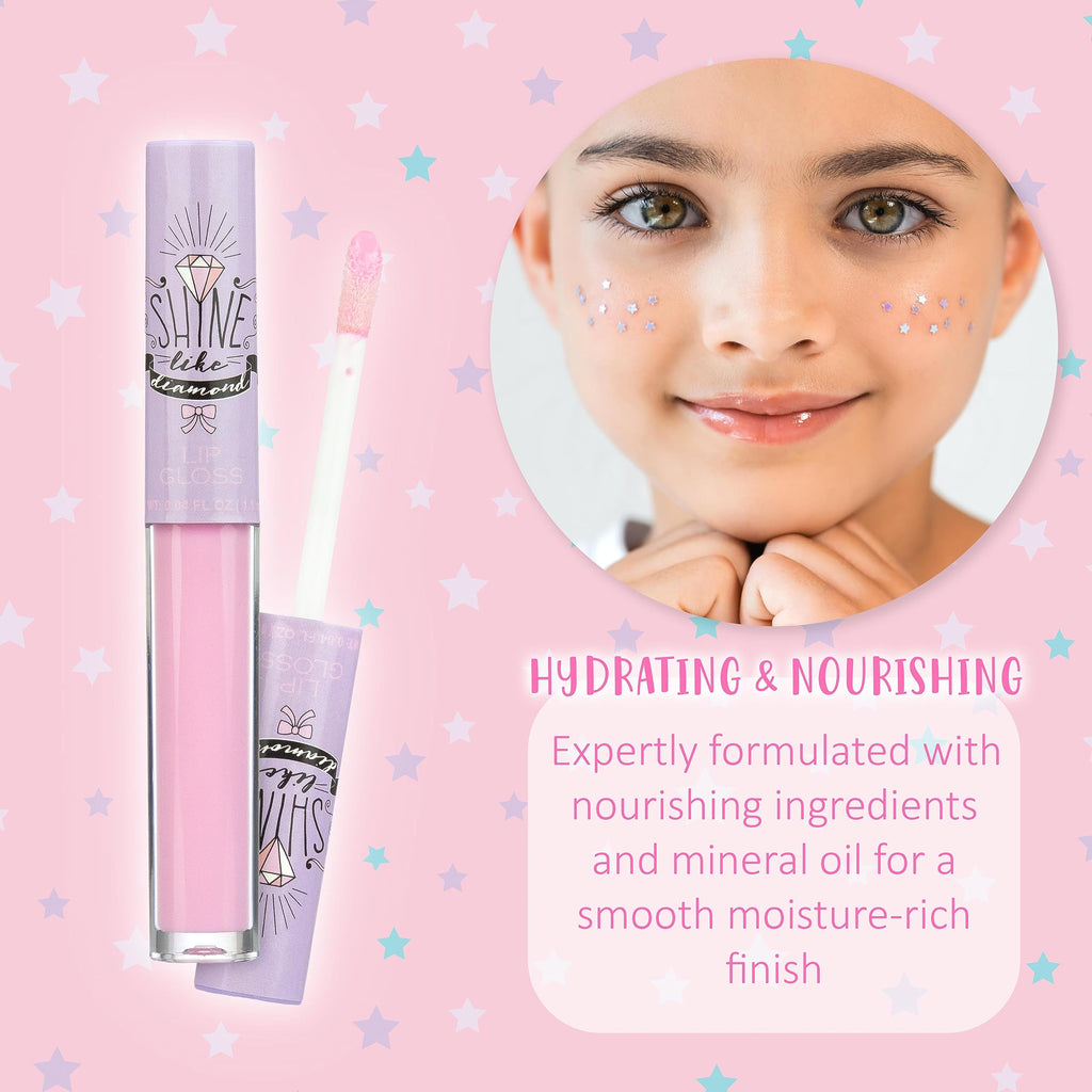 EXPRESSIONS 14pc Lip Gloss for Girls – Non-Toxic Unicorn Princess Gift Set