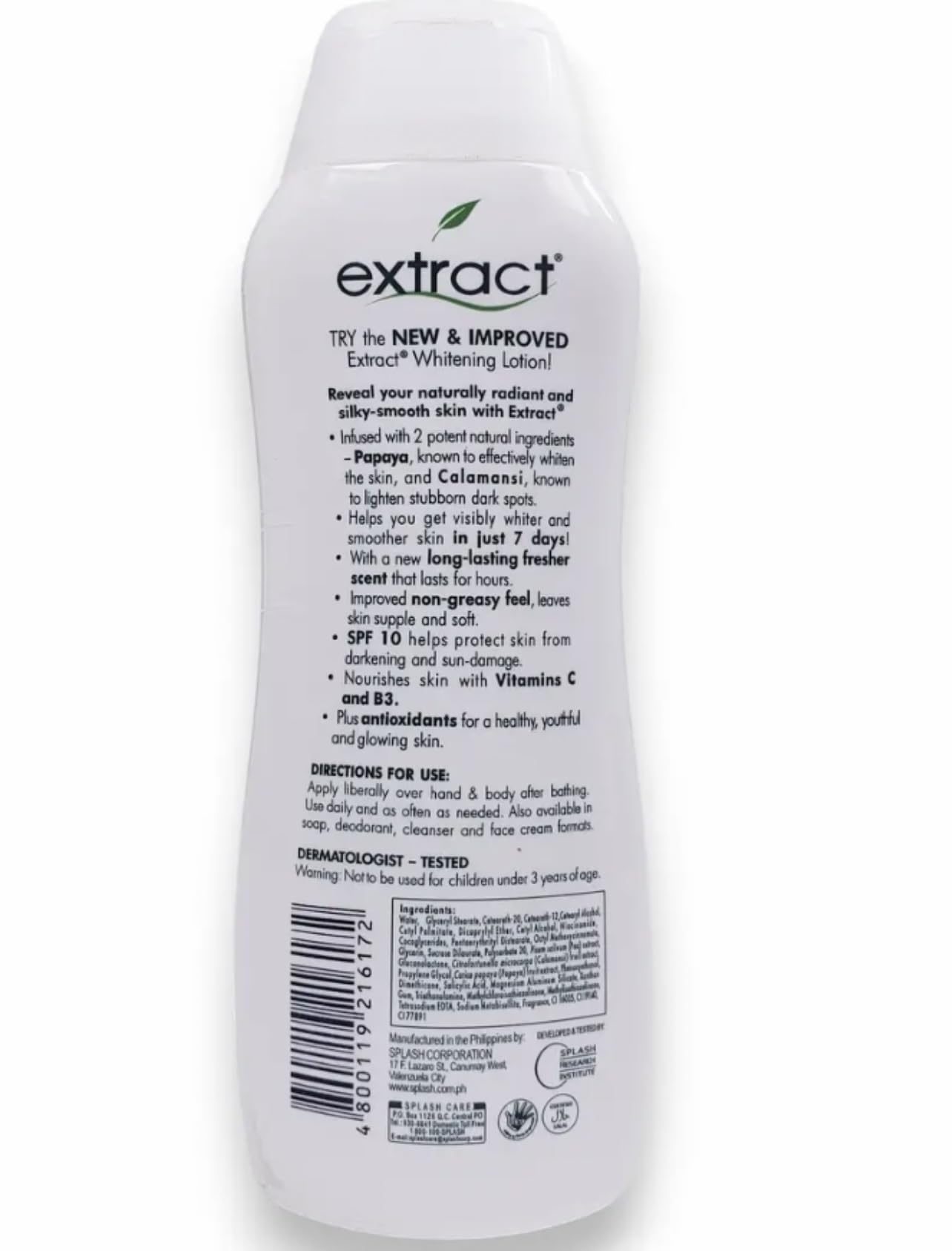 Extractts Papaya Skin Lotion 200ml | Lightweight Daily Moisturizer by Franemm Industries Nigeria