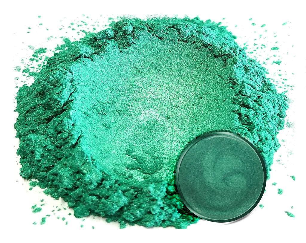 Eye Candy Pigments – Forest Green Mica Powder (50gr) for Resin, Epoxy, Soap & Crafts