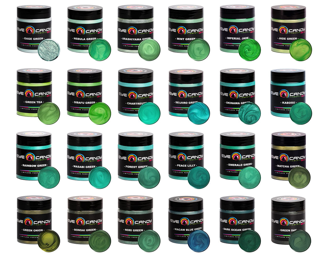 Eye Candy Pigments – Forest Green Mica Powder (50gr) for Resin, Epoxy, Soap & Crafts