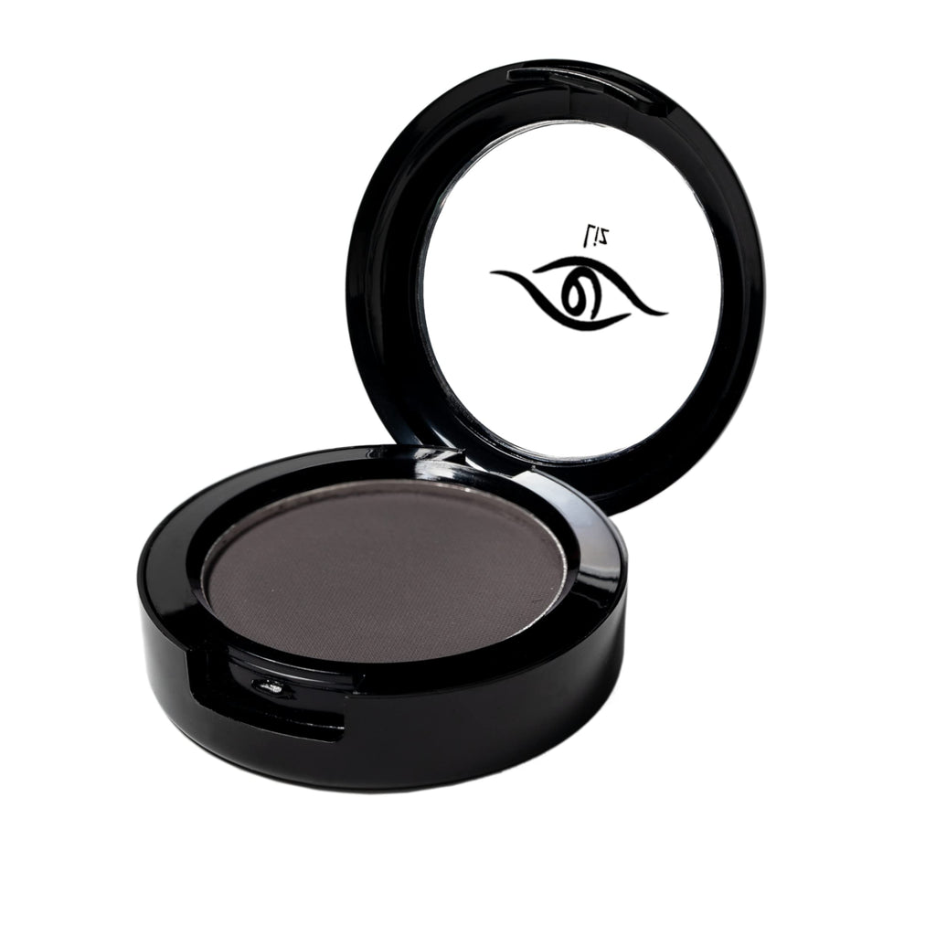Eye Embrace Gray Eyebrow Powder – Waterproof Root Cover-Up for Gray Hair (Liz Medium Gray)