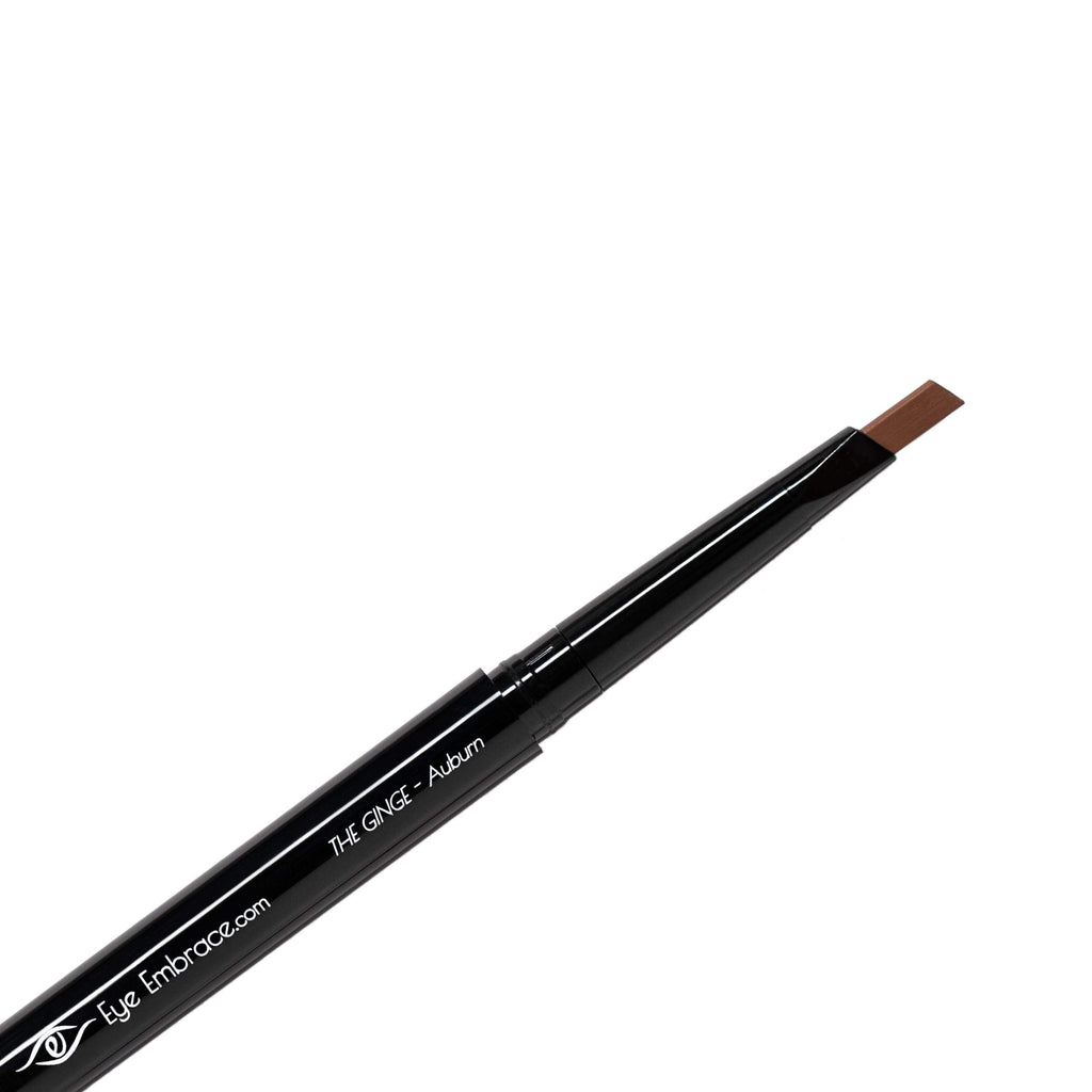 Eye Embrace The Ginge Auburn Red Eyebrow Pencil – Waterproof, Double-Ended Angled Tip & Spoolie